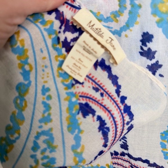 Matilda Jane White, Blue & Yellow Paisley Print - Picture 4 of 8